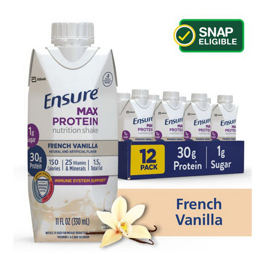 Ensure Max Protein Nutrition Shake French Vanilla Ready-to-Drink 11 Fl Oz Bottle