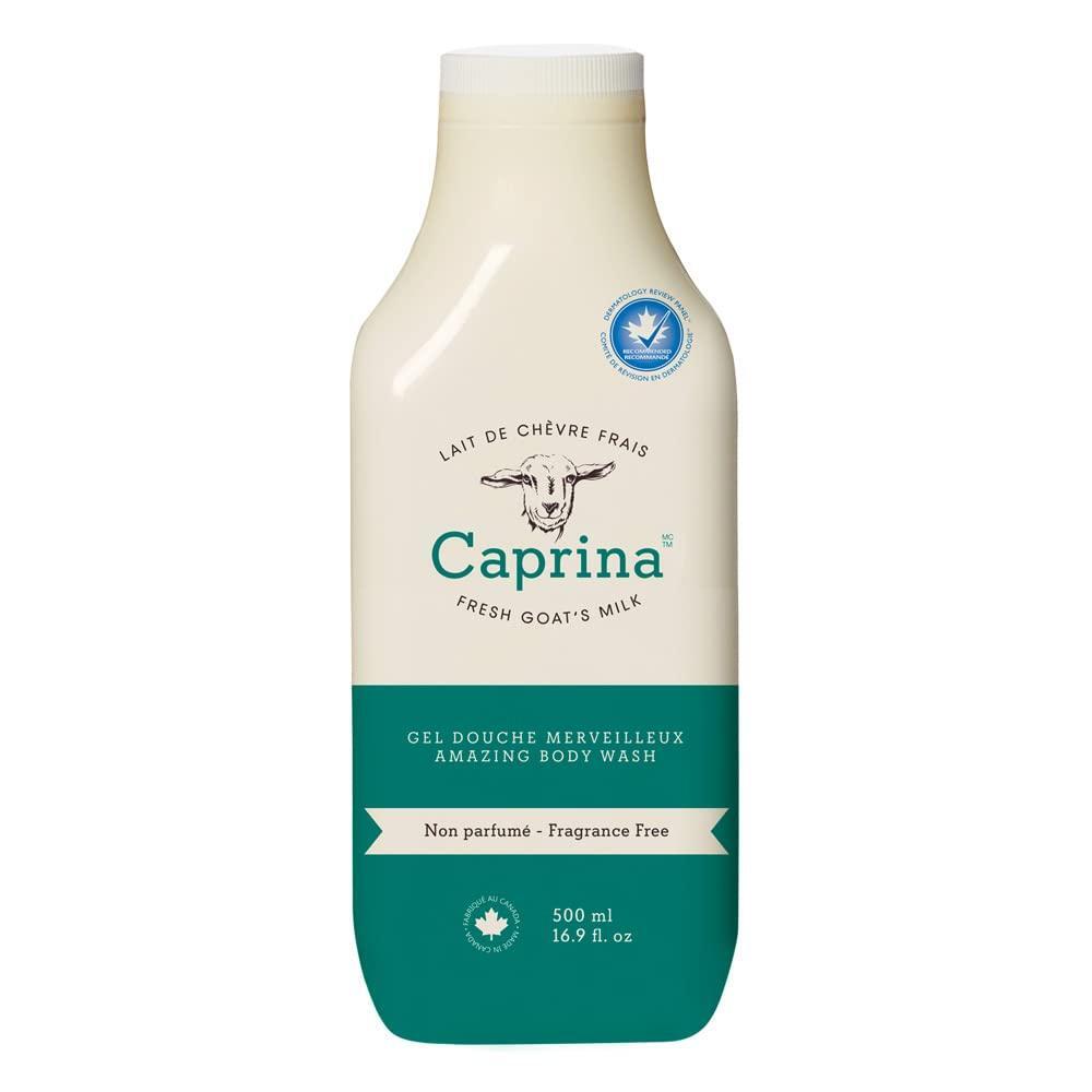 Caprina by Canus Fresh Goat's Milk FRAGRANCE FREE Body Wash 16.9 FL OZ