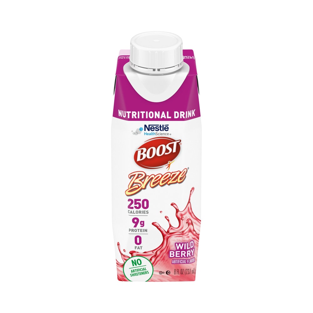 Boost Breeze Nestle Nutritional Drink, Wild Berry, 8 Oz