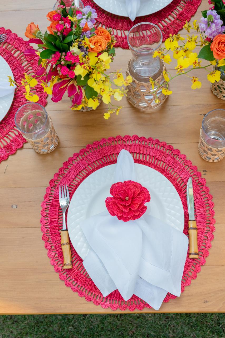 S/4 Buriti Flower Napkin Ring