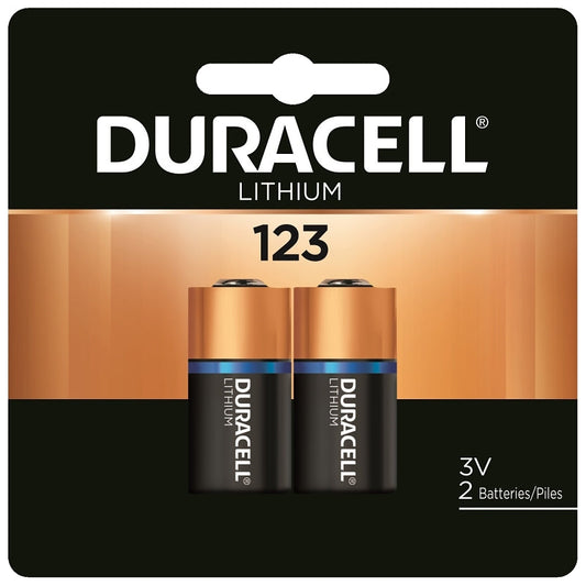 Duracell DL123AB2PK Ultra Lithium Photo Battery