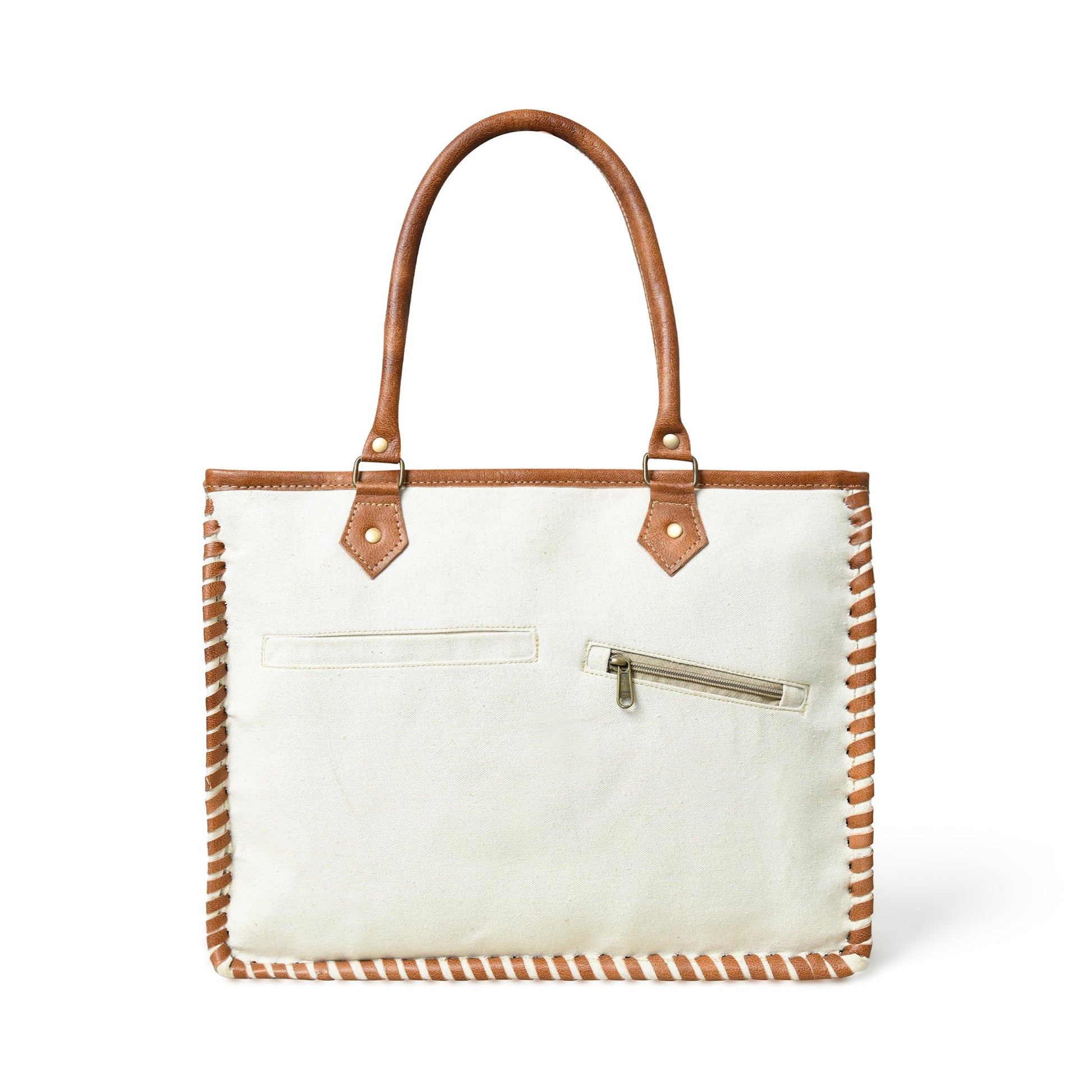 Star Upcycled Canvas Shoulder Tote - Osadia Concept Store
