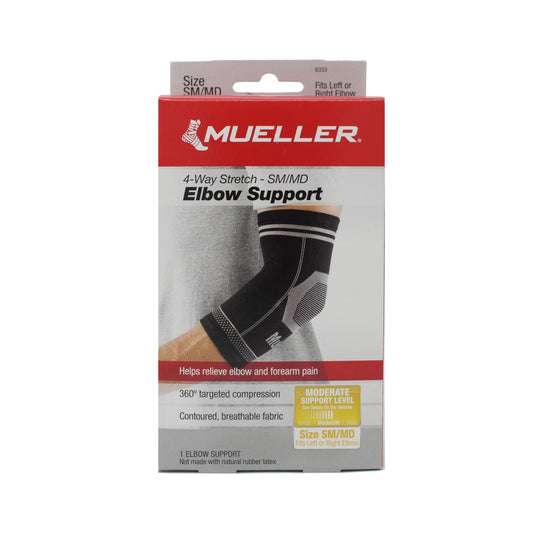 Mueller 4Way Stretch Elbow Support - Small & Medium