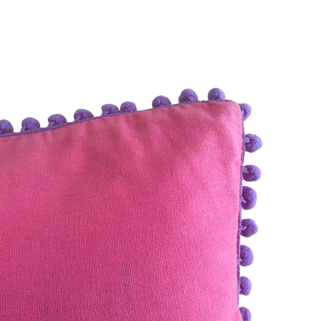 Sienna Pom Pom Pillow Cover - Thailand