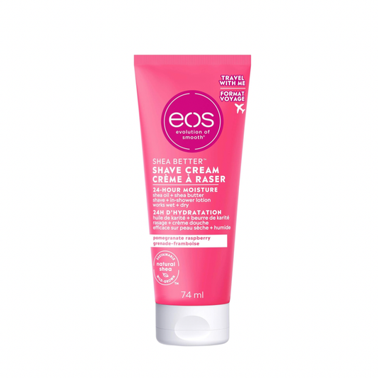 EOS Shave Cream, 24 H Moisture, Pomegranate Raspberry 2.5 Fl Oz