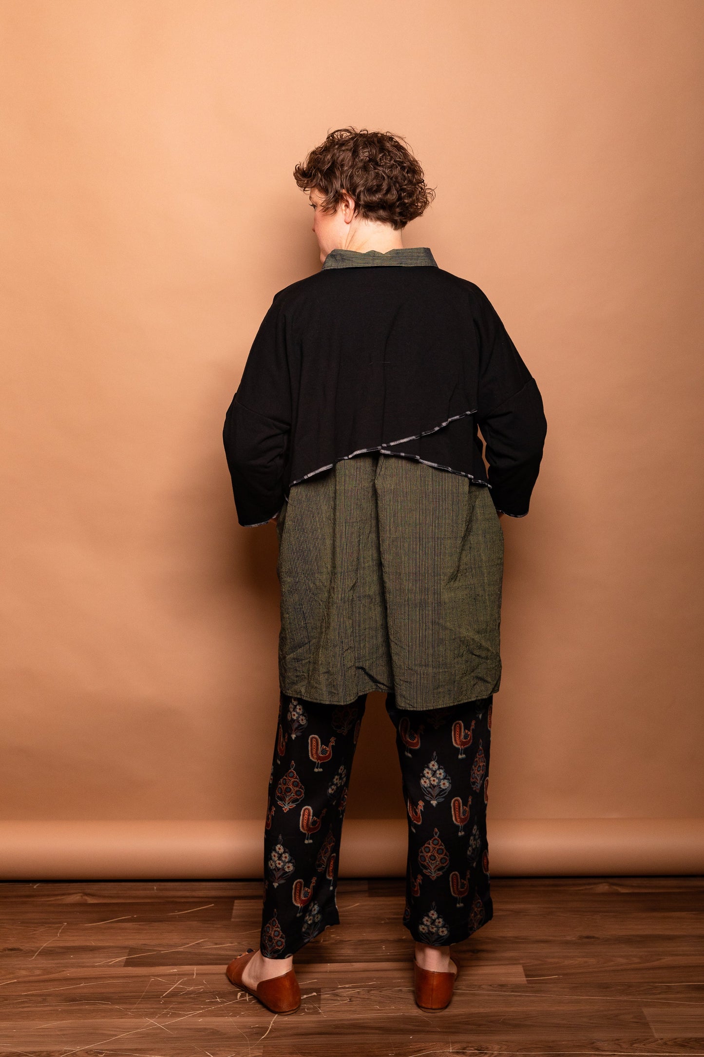 Bamboo & Organic Cotton "Cruel Summer" Sweat with Archival "Confetti" Silk