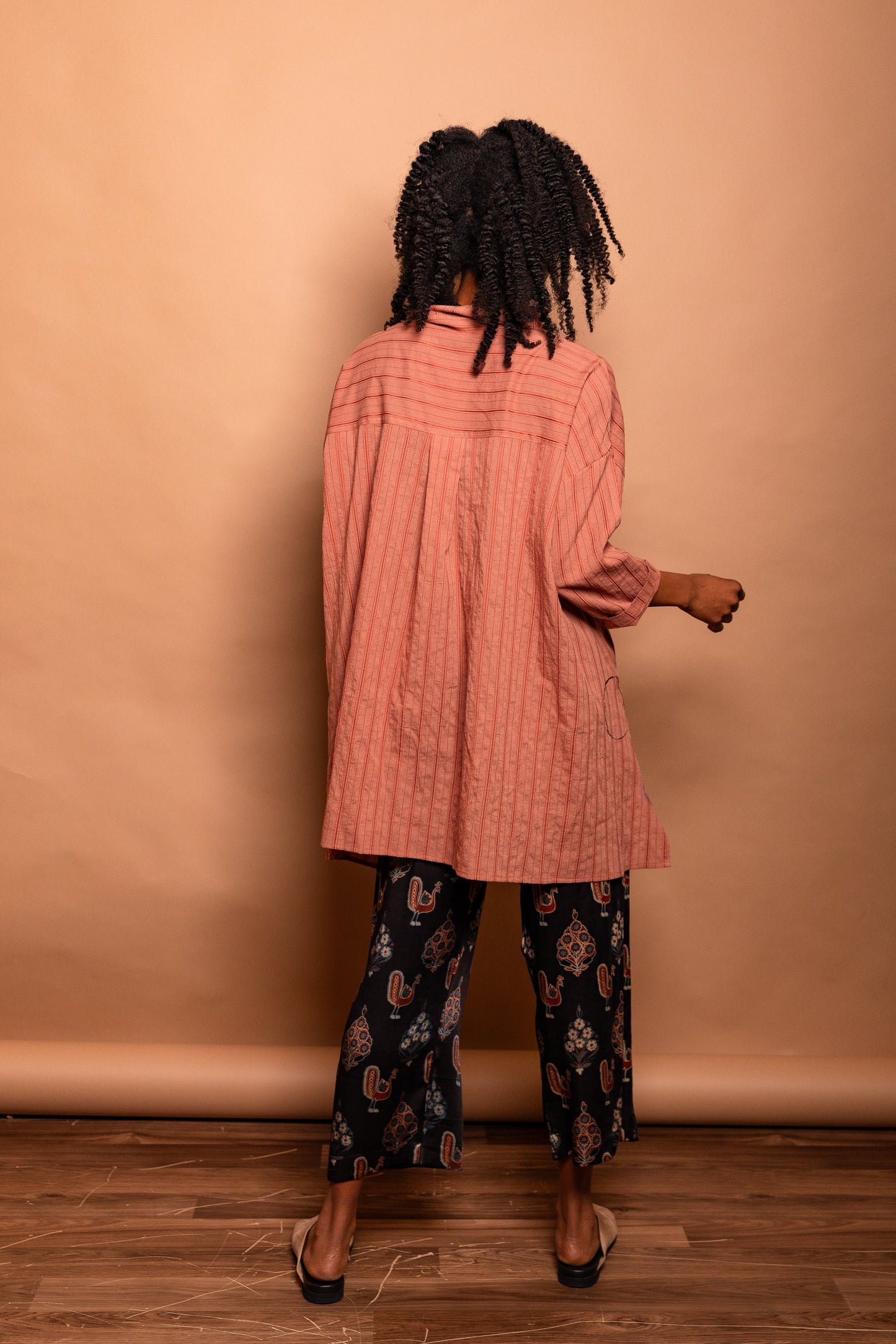 Hand-Painted Tilt Button-Up