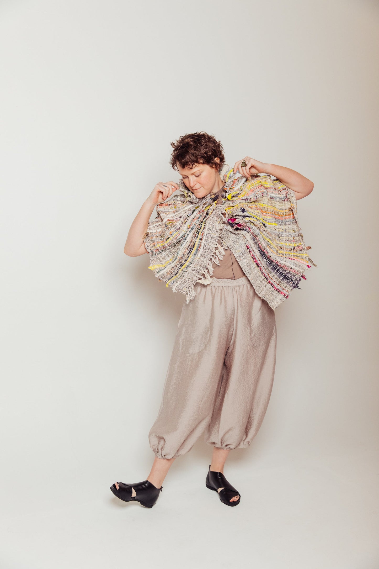 Studio-Woven Zero-Waste Kinetic Studio Wrap