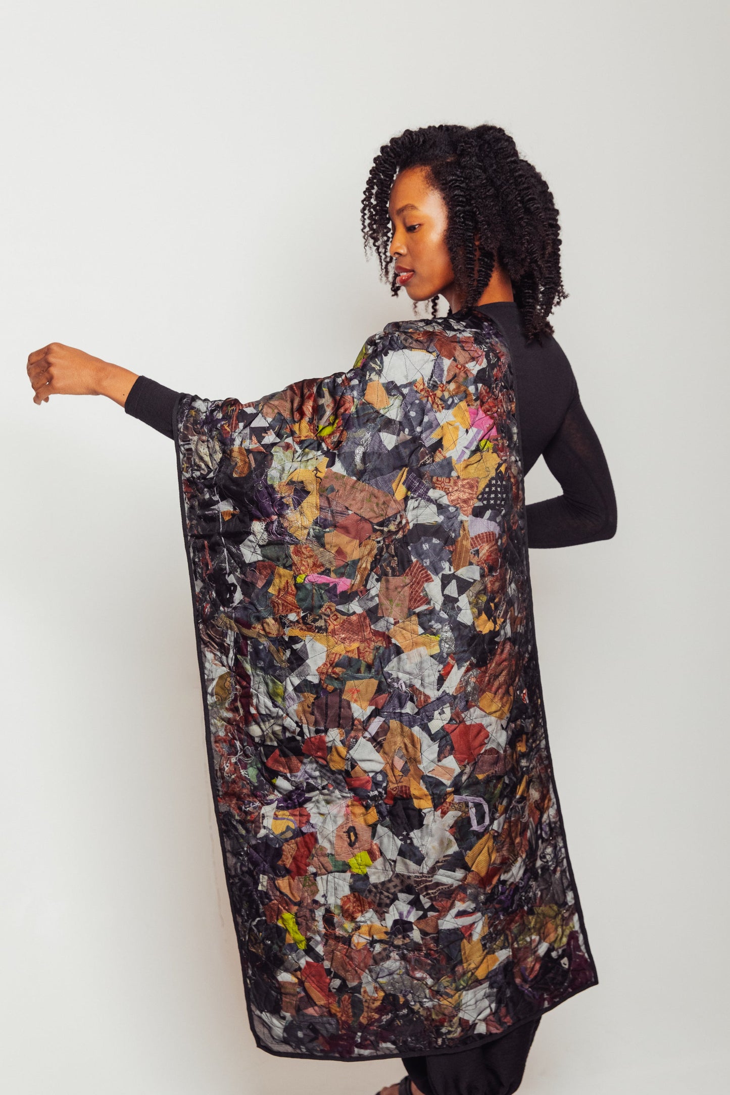 The Confetti Archival Silk Wrap