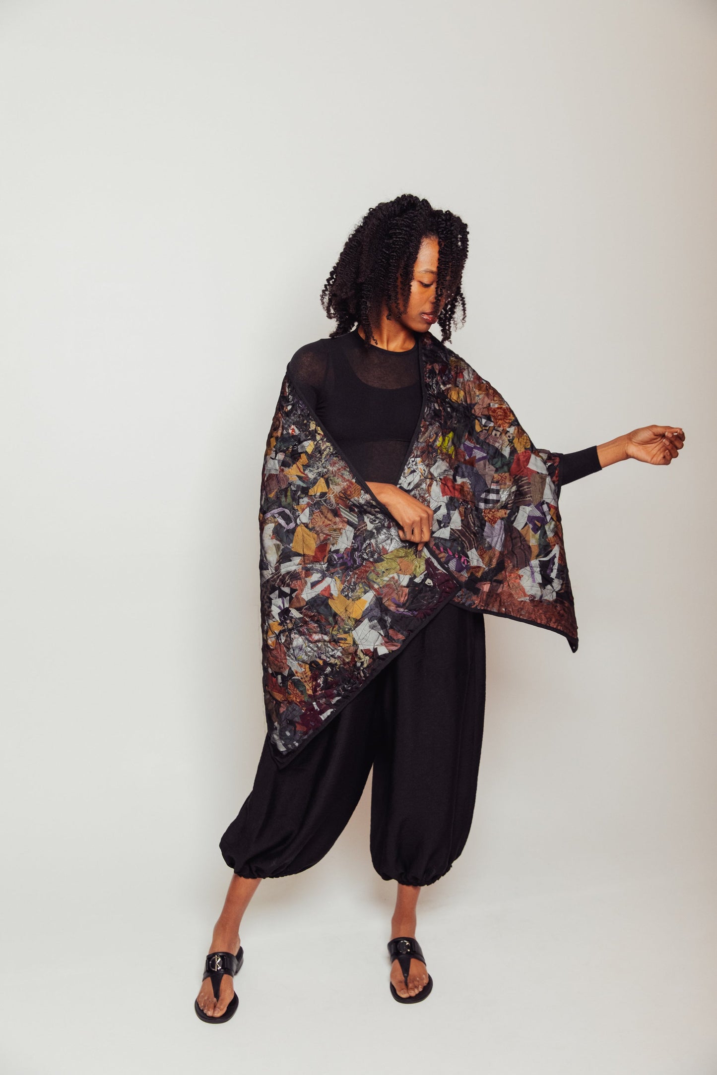 The Confetti Archival Silk Wrap