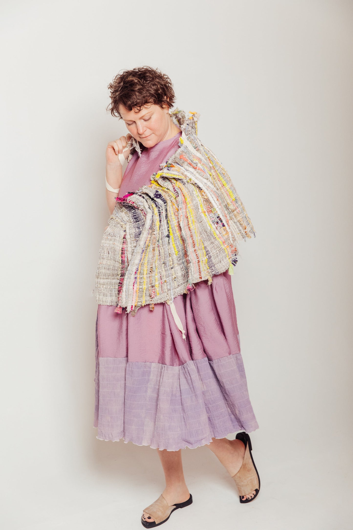 Studio-Woven Zero-Waste Kinetic Studio Wrap