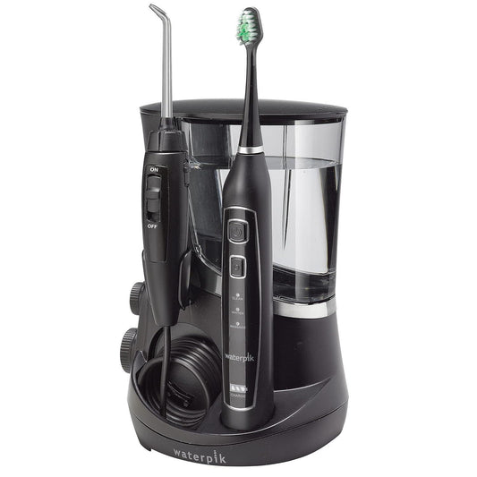 Waterpik Water Flosser + Sonic Toothbrush Complete Care 5.0 Black