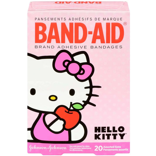 Band-Aid Brand Adhesive Bandages For Minor Cuts, Hello Kitty Characters, Assorted Sizes