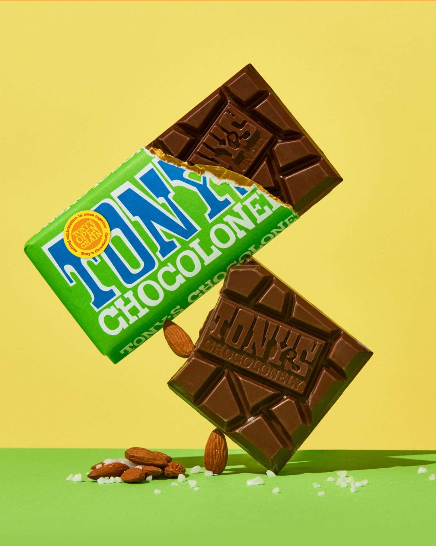 Dark Chocolate with Almond & Sea Salt 51%
