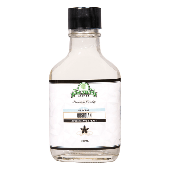 Stirling Soap Co. Glacial - Obsidian Shaving Collection