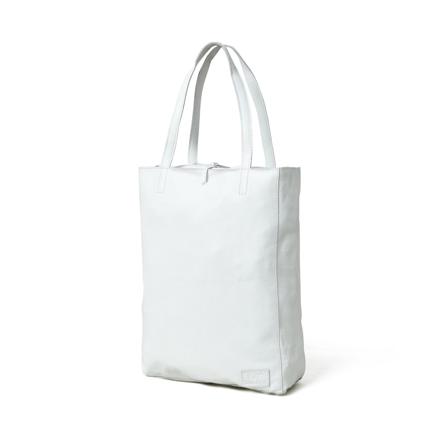 White Leather Shoulder Tote Bag - Osadia Concept Store