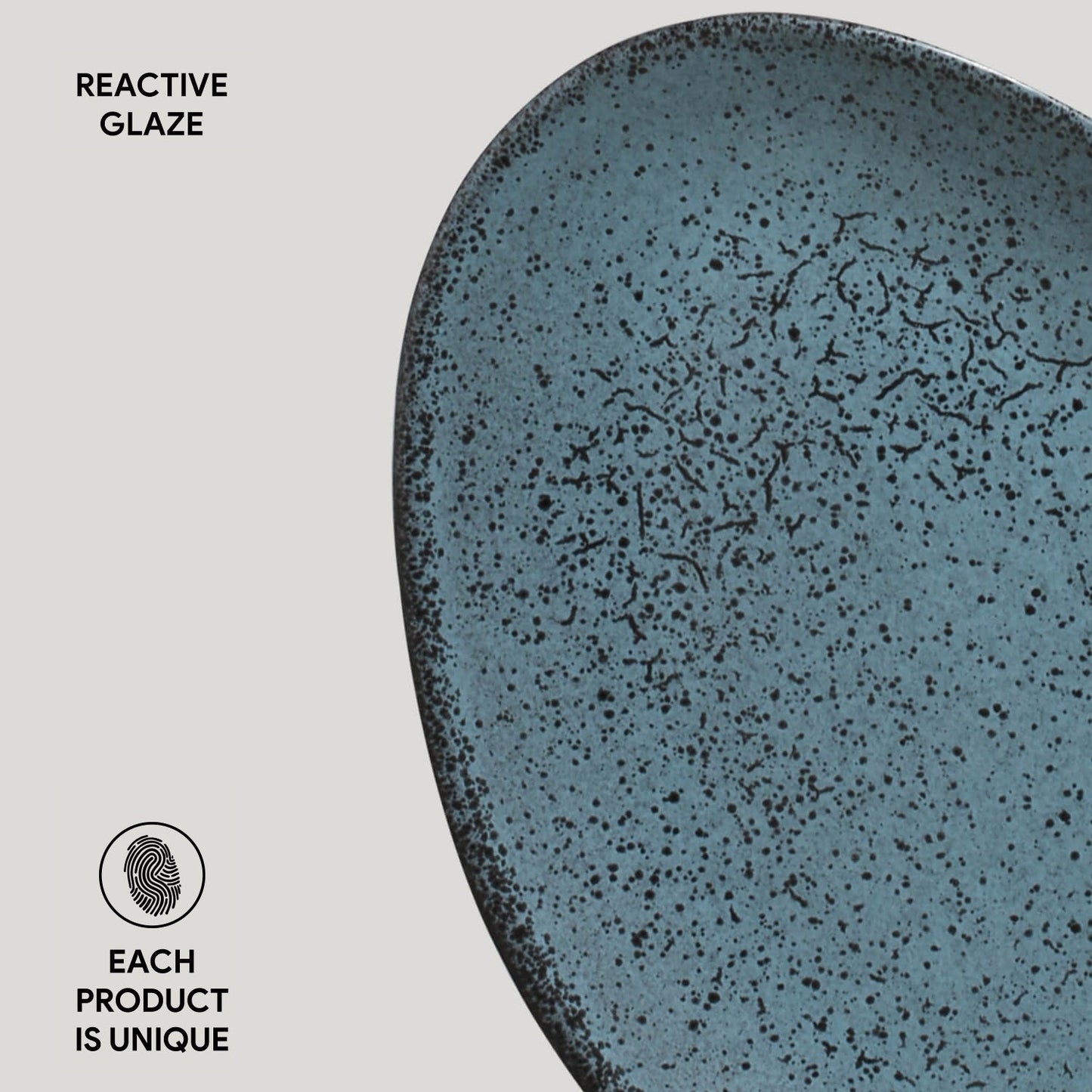 Oval Dessert Plate Set of 4