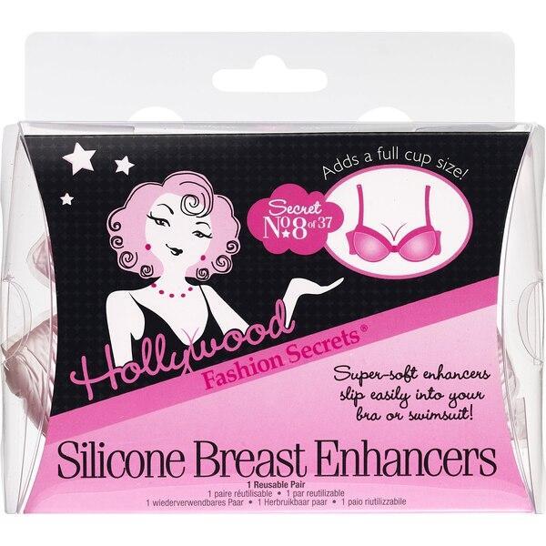 هوليود فاشن Hollywood Fashion Secrets Silicone Breast Cleavage Enhancers, Clear