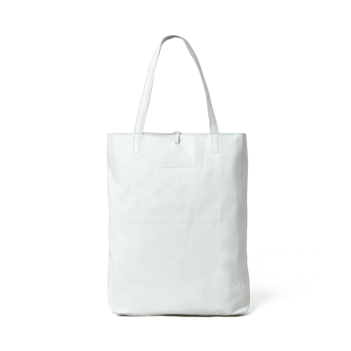 White Leather Shoulder Tote Bag - Osadia Concept Store