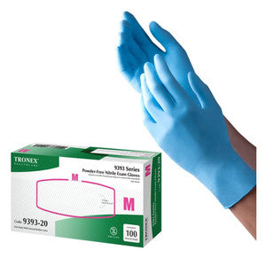 Tronex Nitrile Chemo Rated Exam Glove, Blue Color, Small