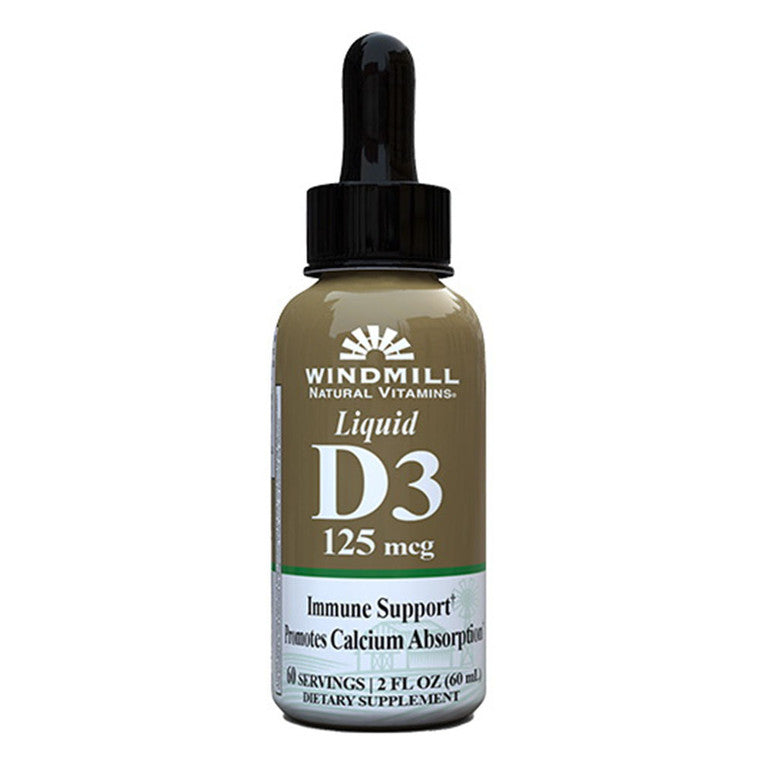 Windmill Health Vitamin D-3 125 Mcg Liquid - Osadia Concept Store