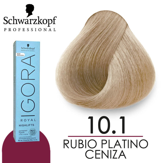 Schwarzkopf IGORA ROYAL HIGHLIFTS 10-1 Ultra Blonde Cendré 2.02oz
