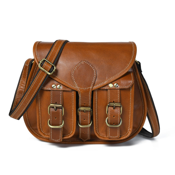 2-Pocket Leather Sling For Women - Osadia Concept Store