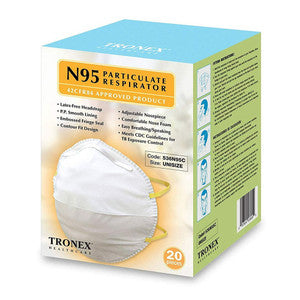 Tronex Masks N95 Particulate Respirator One Size