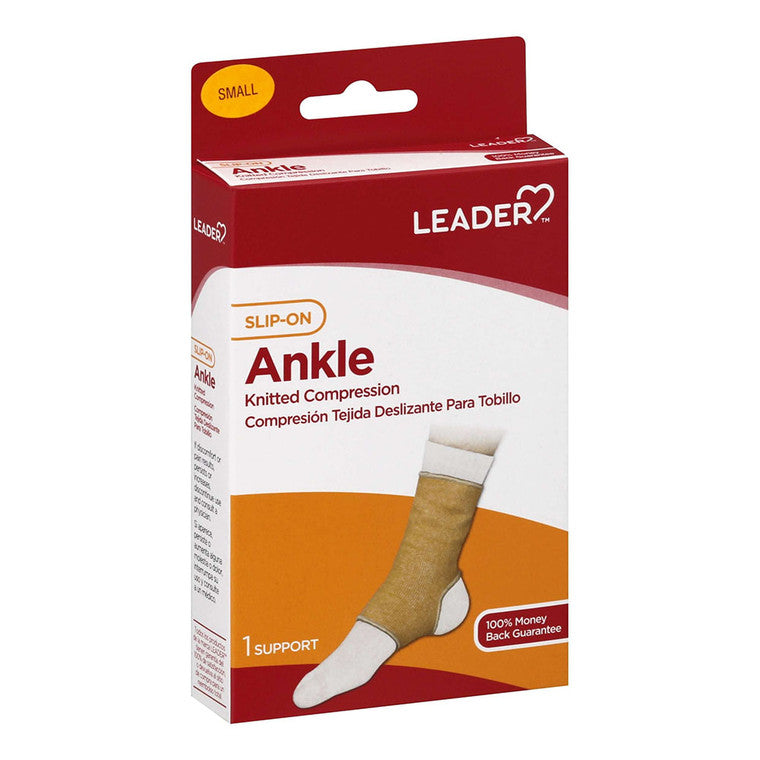 Leader Elastic Slip-On Ankle Support, Small