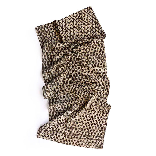 Boho Block Print Table Runner - Sparrow