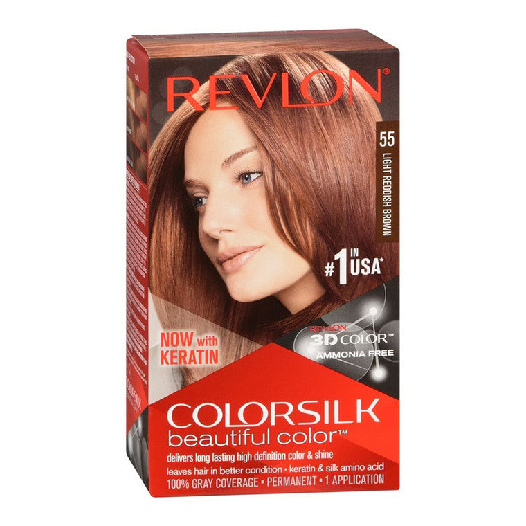 Revlon Colorsilk Beautiful Color Permanent Hair Color, Reddish Brown - 4.4 Fl Oz - Osadia Concept Store