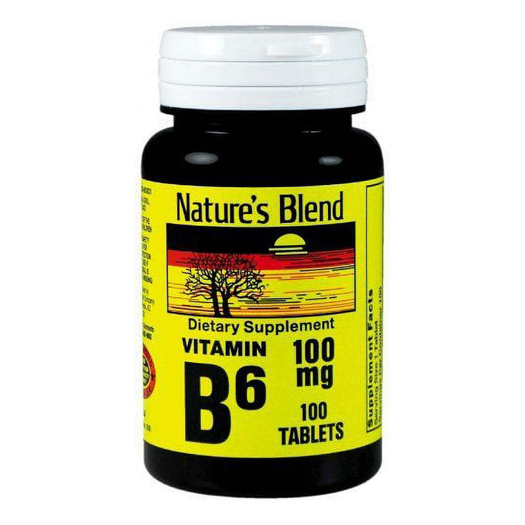 Nature's Blend Vitamin B6 100 Mg Tablets