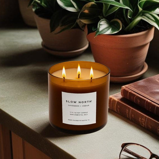 Lavender + Cedar - Signature 3-Wick Candle