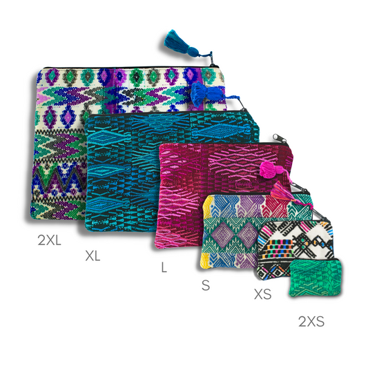 Maya Up-cycled Huipil Cosmetic One-of-a-Kind Bag - Guatemala - Osadia Concept Store