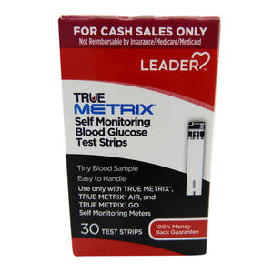 Leader True Metrix Self Monitoring Blood Glucose Test Strips
