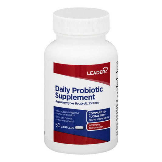 Leader Daily Probiotic Supplement 250 Mg Capsules