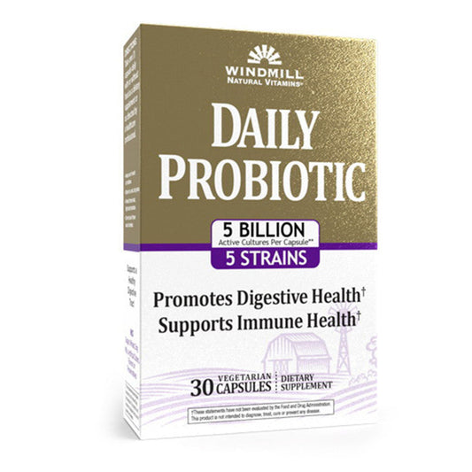 Windmill Health Vitamins Daily Probiotic 5 Billion Cfu Capsules