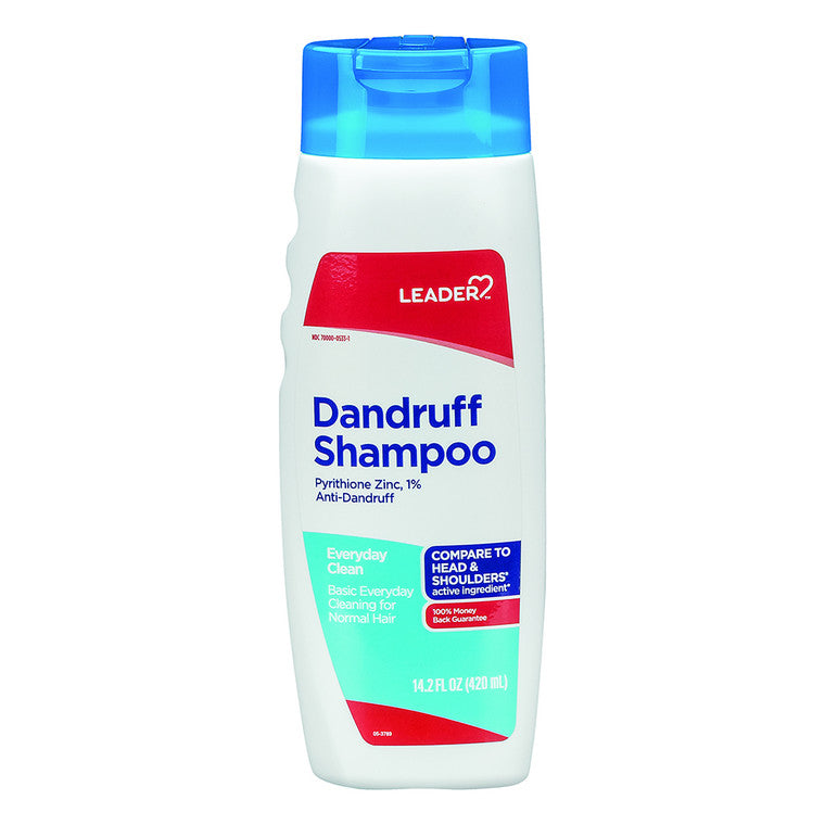 Leader Health Care Dandruff Shampoo Everyday Clean, 14.2 Oz