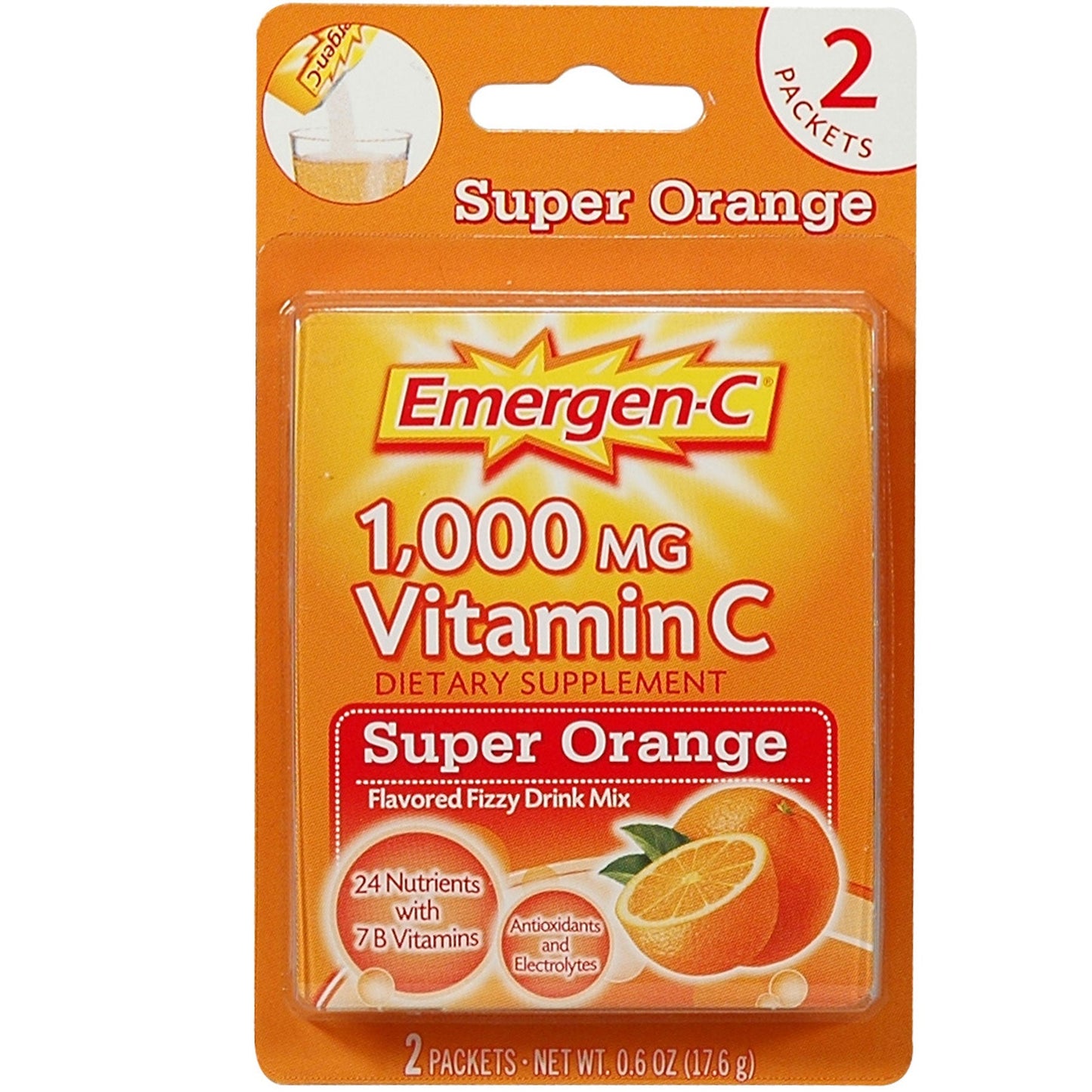 Emergen-C 1739 Tangerine Drink Mix