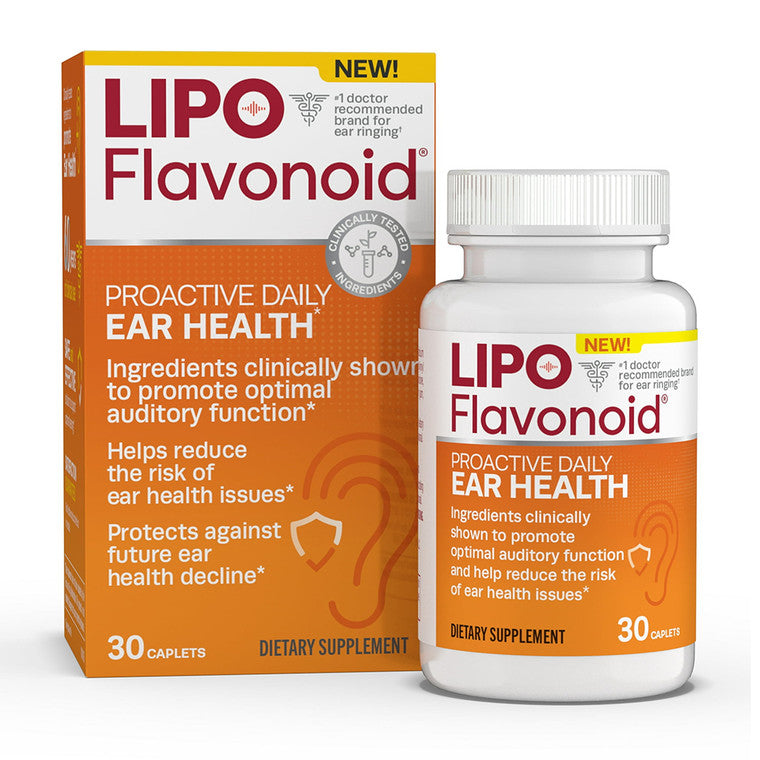 Lipo-Flavonoid Proactive Daily Ear Health Supplement 30 Caplets