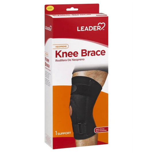 Leader Neoprene Knee Brace Black, Large