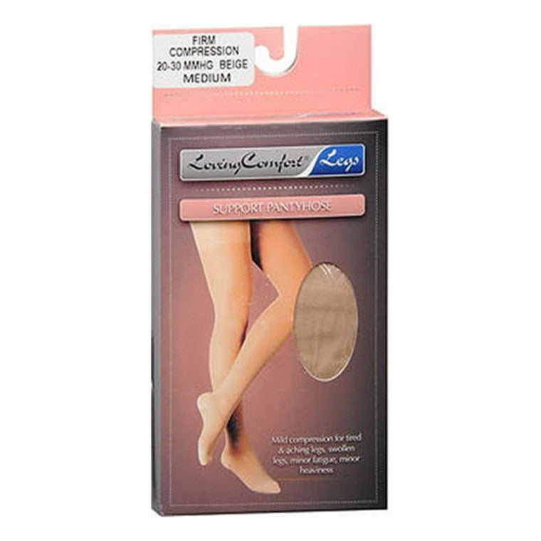Loving Comfort Firm Compression, 20-30, Beige, Medium - 1ea