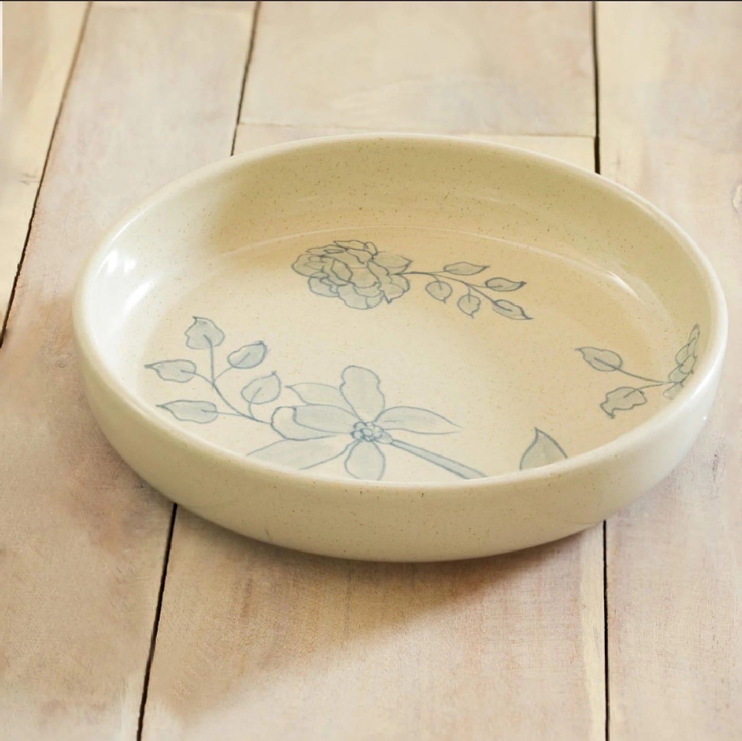 Ceramic Pasta Bowl 400ml | Handcrafted Eggshell Finish Stylish Serving Bowl