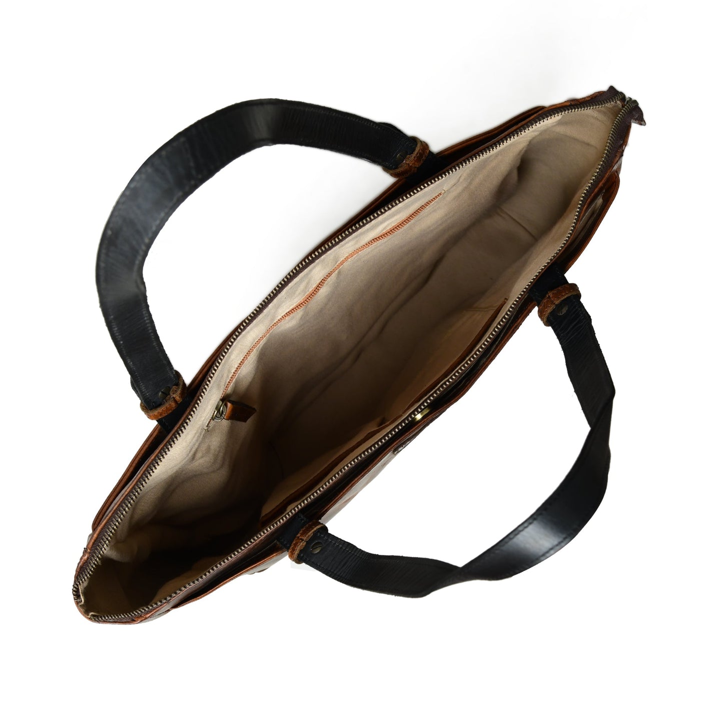 Portland Leather Tote with Zipper - Osadia Concept Store