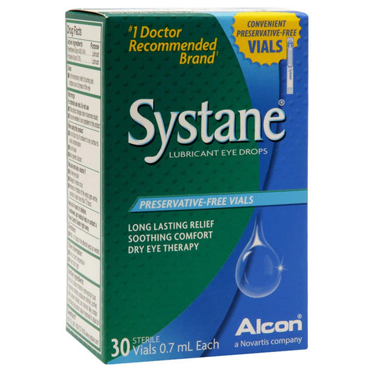 Systane Lubricant Eye Drops Vials