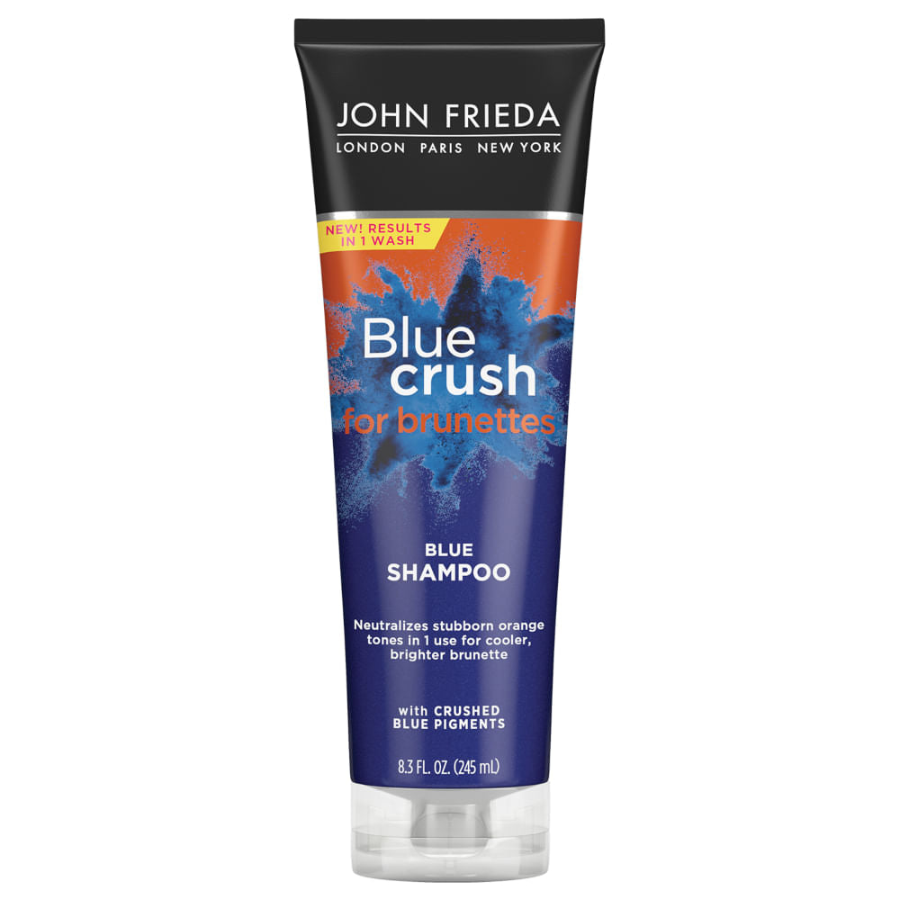 John Frieda Blue Crush For Brunettes Shampoo - 8.3 Fl Oz
