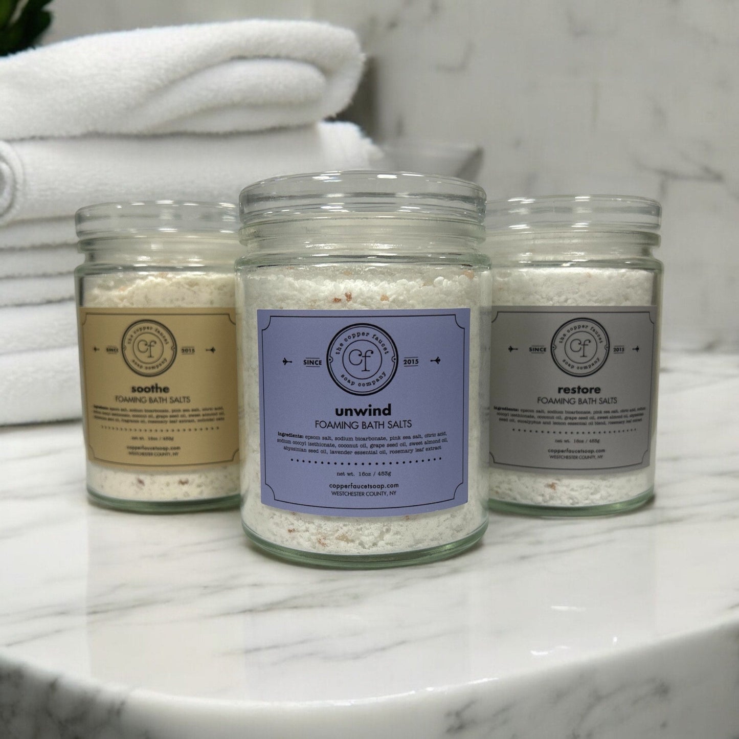 Foaming Bath Salts