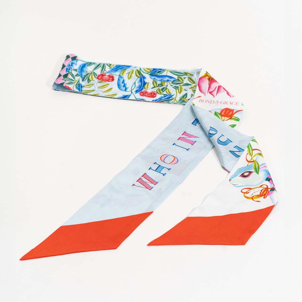 Wanderer’s Whim Silk Twilly Scarf