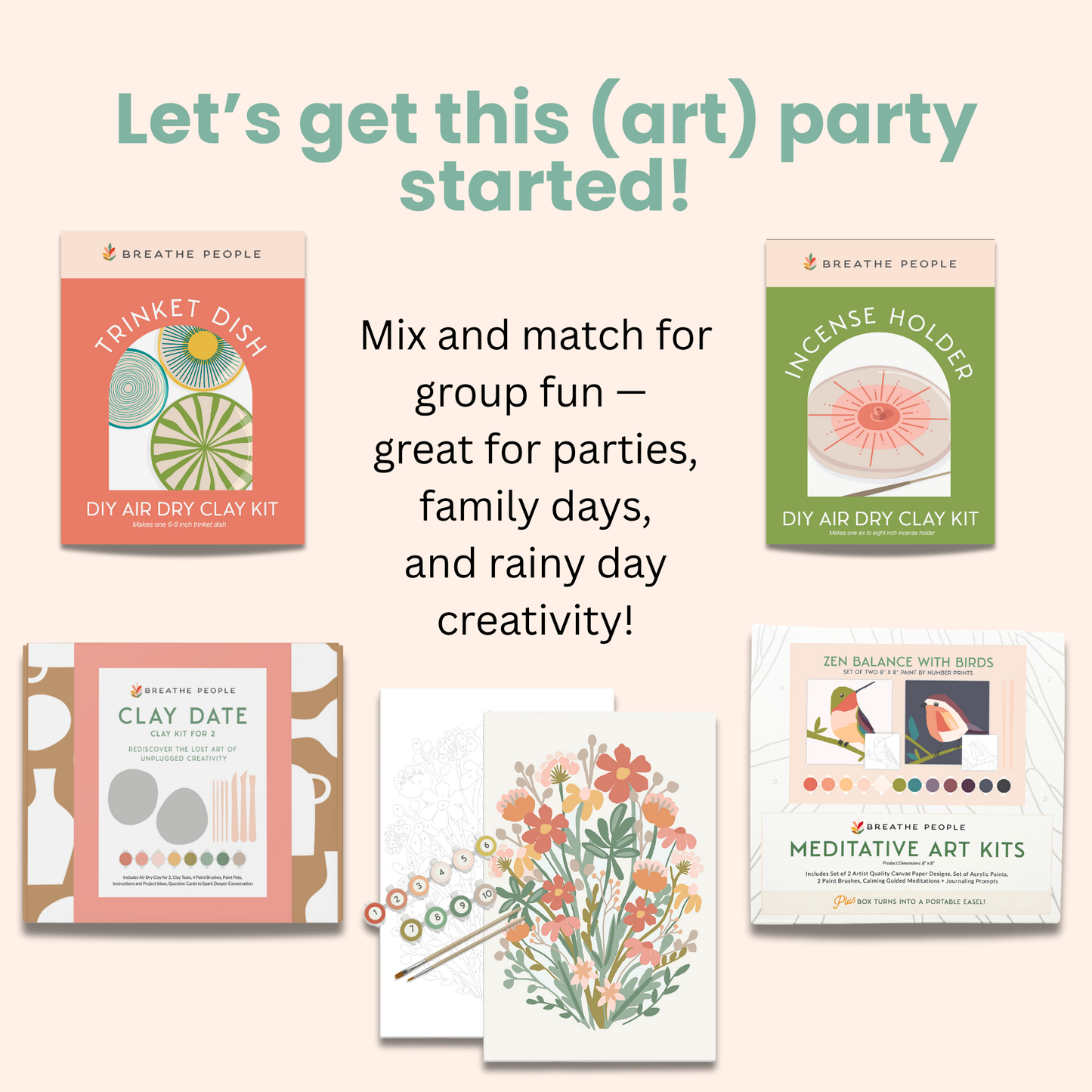 Art Party Clay Kit Bundles