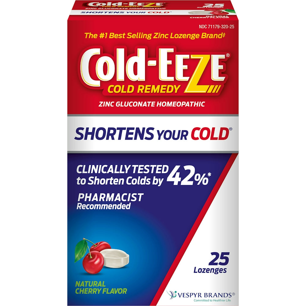 Cold-Eeze Remedy, Sugar Free, Natural Cherry Flavor, Lozenges